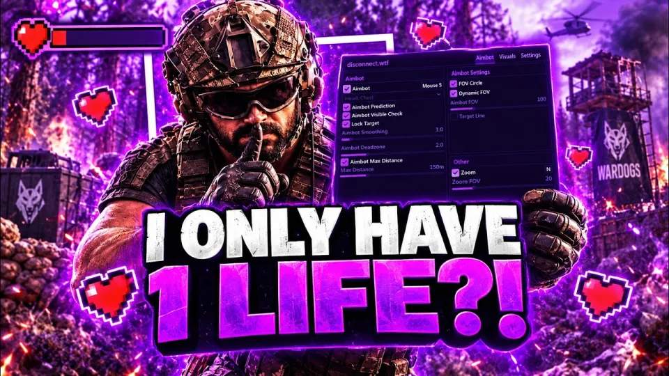 I Used The BEST Wardogs Cheats But With Only ONE Life...